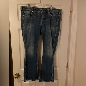 WOMEN’s SZ 20/31 Silver - Twisted jeans